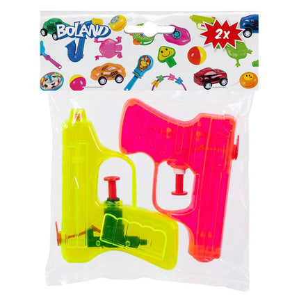Uitdeelcadeautjes Waterpistolen 10cm 2st van Boland koop je bij Partywinkel