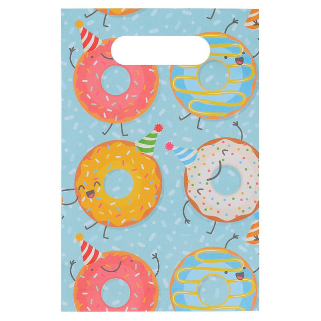Uitdeelzakjes Donut Papier 23cm van Boland koop je bij Partywinkel