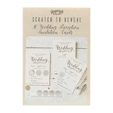 Uitnodigingen Receptie 15cm 10st van Ginger Ray koop je bij Partywinkel