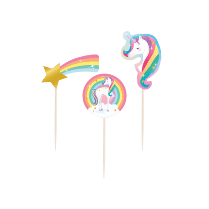 Unicorn Cocktailprikkers van Paper Dreams koop je bij Partywinkel
