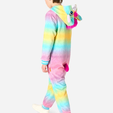 Unicorn Onesie Gekleurd Kind van OppoSuits koop je bij Partywinkel