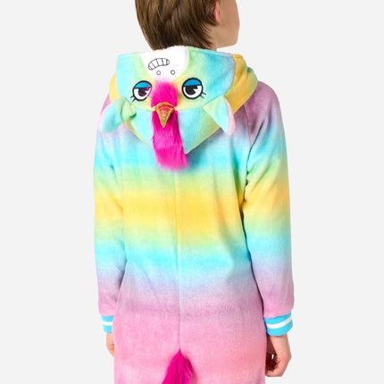 Unicorn Onesie Gekleurd Kind van OppoSuits koop je bij Partywinkel