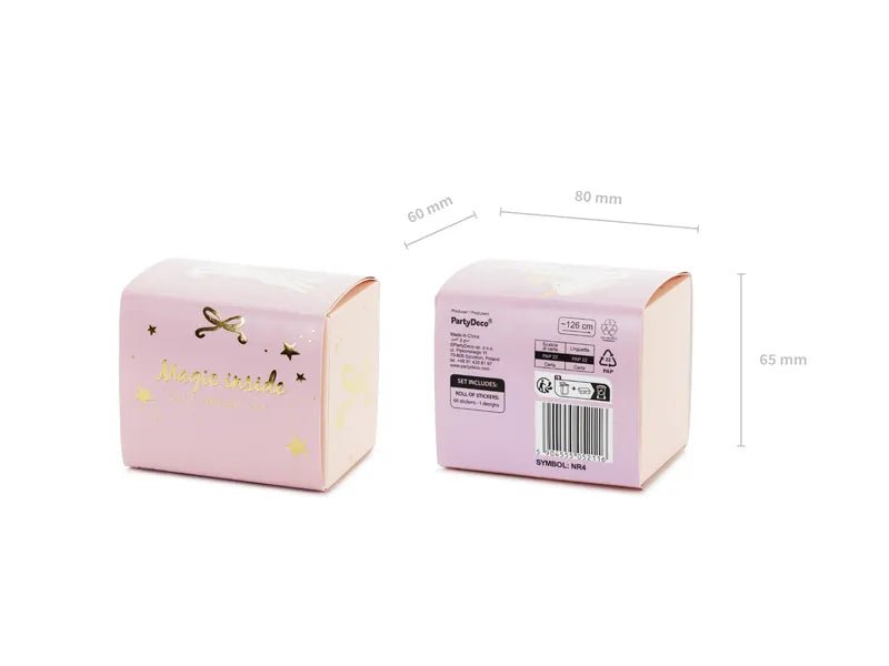 Unicorn Stickers 23st van Partydeco koop je bij Partywinkel