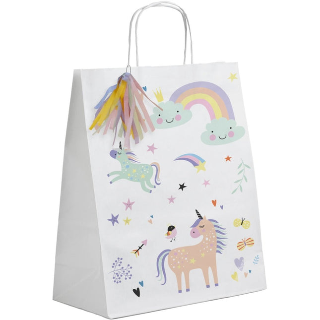 Unicorn Uitdeelzakjes Rainbows 6st van Folat koop je bij Partywinkel