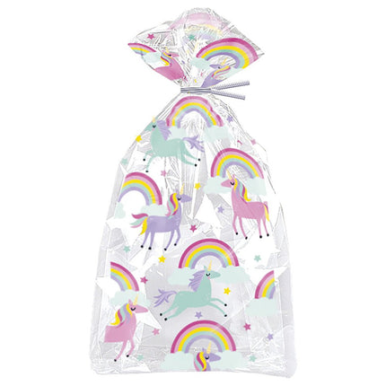 Unicorn Uitdeelzakjes Regenboog 20st van Unique koop je bij Partywinkel