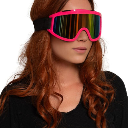 Skibril Neon Roze