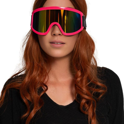 Skibril Neon Roze