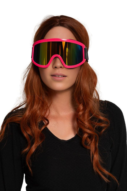 Skibril Neon Roze