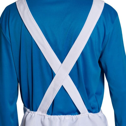 Smurfen Pak Blauw Wit Heren