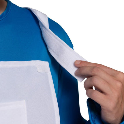 Smurfen Pak Blauw Wit Heren