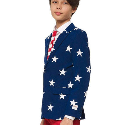 USA Stars Stripes Pak Jongen Tiener OppoSuits van OppoSuits koop je bij Partywinkel