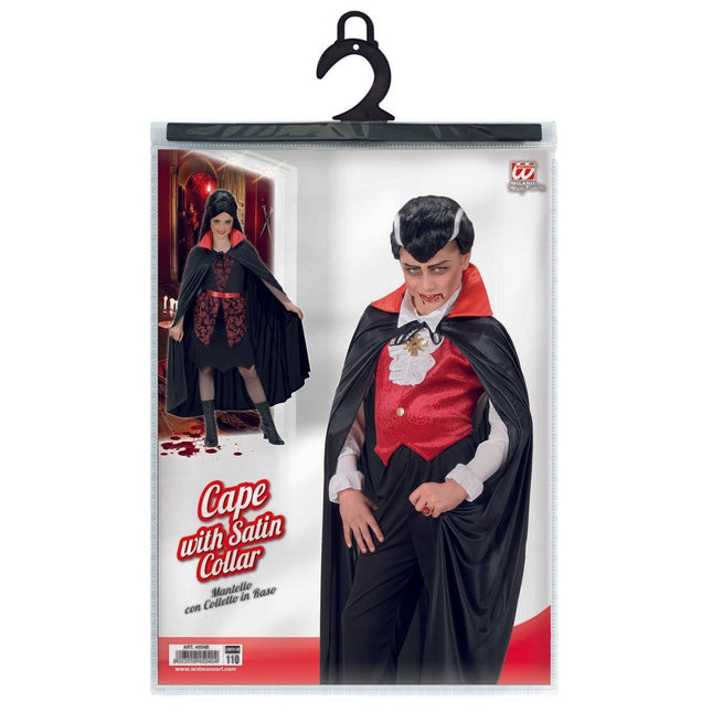 Vampier Cape Zwart Rood Kind van Widmann koop je bij Partywinkel