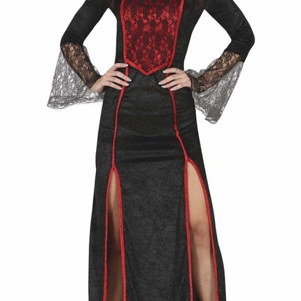 Vampier Halloween Kostuum Dames Rood van Fiestas Guirca koop je bij Partywinkel