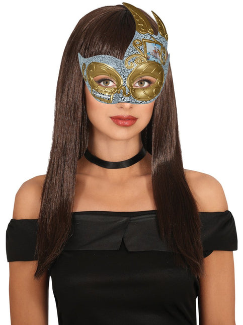 Venetiaans Oogmasker Goud van Fiestas Guirca koop je bij Partywinkel