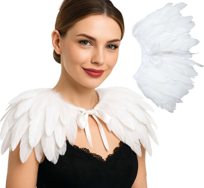 Veren cape 90x30cm van Fiestas Guirca koop je bij Partywinkel