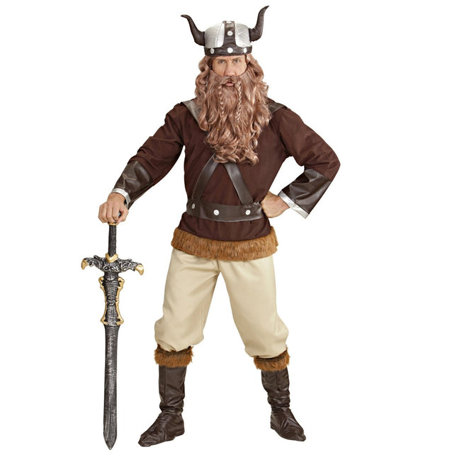Viking Kostuum Bruin Heren van Widmann koop je bij Partywinkel