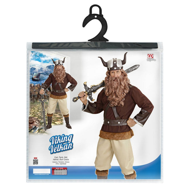 Viking Kostuum Bruin Heren van Widmann koop je bij Partywinkel