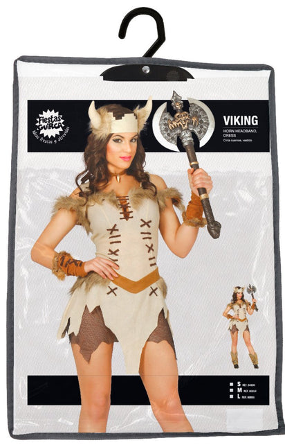 Viking Kostuum Dames Bruin van Fiestas Guirca koop je bij Partywinkel