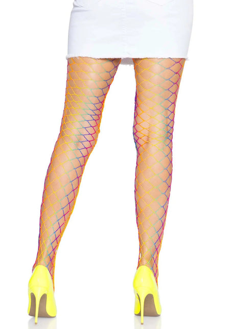 Visnet Panty Regenboog van Leg Avenue koop je bij Partywinkel