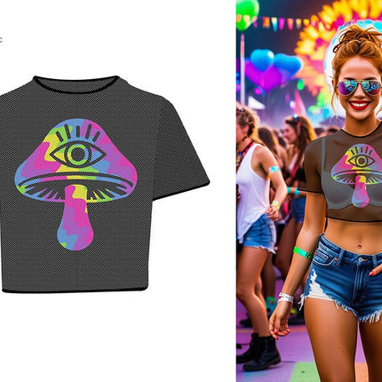 Visnet Shirt Paddenstoel van Fiestas Guirca koop je bij Partywinkel