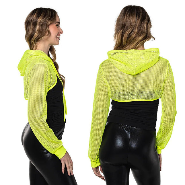 Visnet Vest Geel Neon van Boland koop je bij Partywinkel