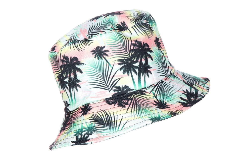 Hawaii Bucket Hat Palmboom van Wilbers & Wilbers koop je bij Partywinkel