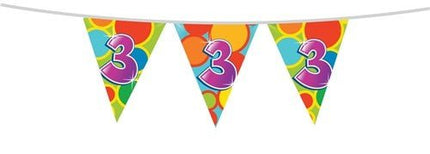 Vlaggenlijn 3 Jaar 10m van Haza Witbaard koop je bij Partywinkel