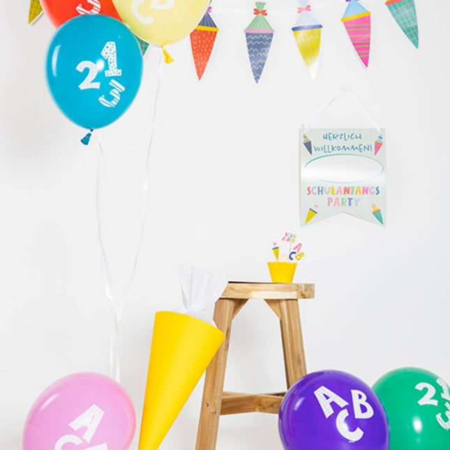 Vlaggenlijn Schulanfang - 6 meter van Folat koop je bij Partywinkel