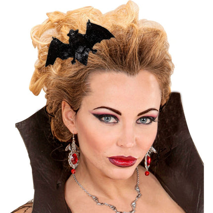 Vleermuis Haarclip Glitter van Widmann koop je bij Partywinkel