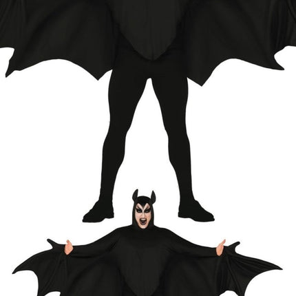 Vleermuis Halloween Kostuum Met vleugels L van Fiestas Guirca koop je bij Partywinkel