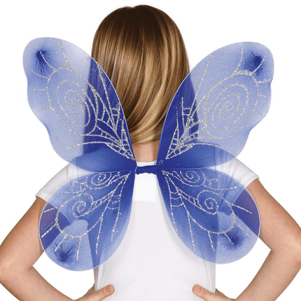 Vleugels Blauw 46cm van Fiestas Guirca koop je bij Partywinkel