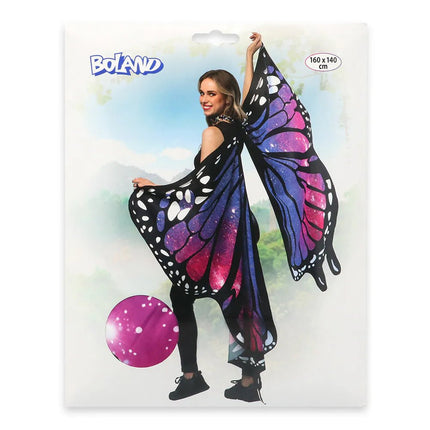 Vleugels vlinder Mariposa (140 x 165 cm) van Boland koop je bij Partywinkel