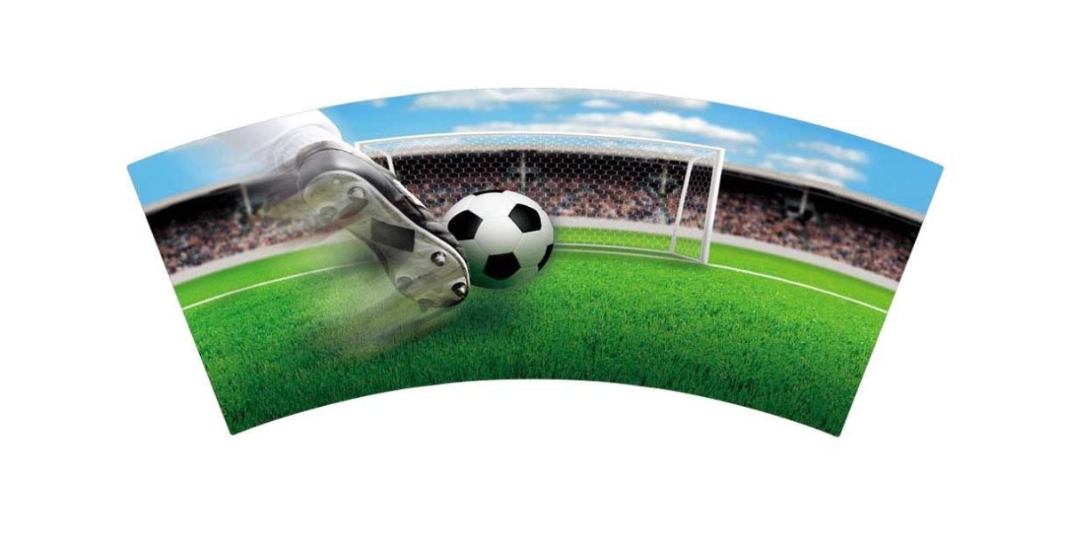 Voetbal Bekers 3D Plastic 250ml 4st van Folat koop je bij Partywinkel
