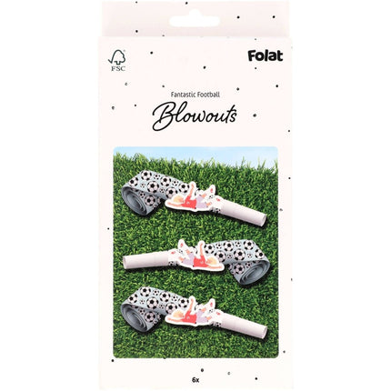 Voetbal Toeter 6st van Folat koop je bij Partywinkel