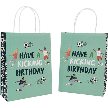 Voetbal Uitdeeltasjes 27cm 6st van Folat koop je bij Partywinkel