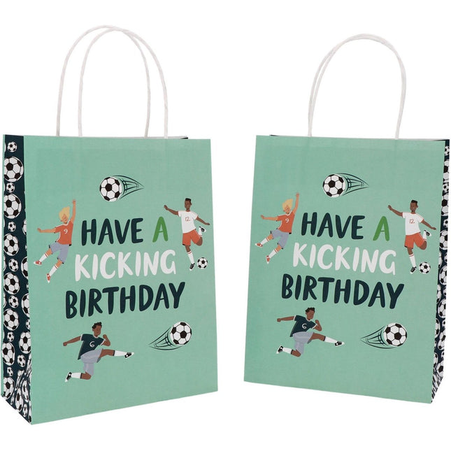 Voetbal Uitdeeltasjes 27cm 6st van Folat koop je bij Partywinkel