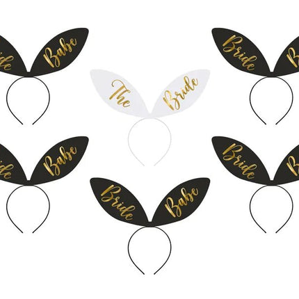 Vrijgezellenfeest Haarband 29cm 6st van Partydeco koop je bij Partywinkel