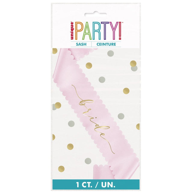 Vrijgezellenfeest Sjerp Goud Roze 1,56m van Unique koop je bij Partywinkel