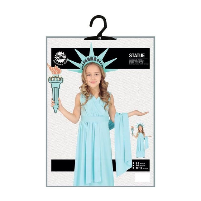 Vrijheidsbeeld Jurk Kind van Fiestas Guirca koop je bij Partywinkel