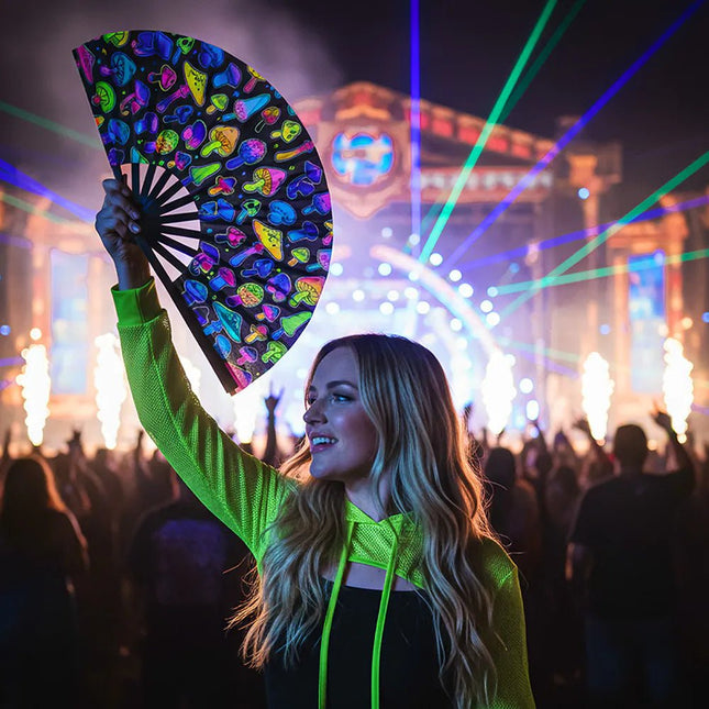 Waaier Rave high XL (64 cm) van Boland koop je bij Partywinkel