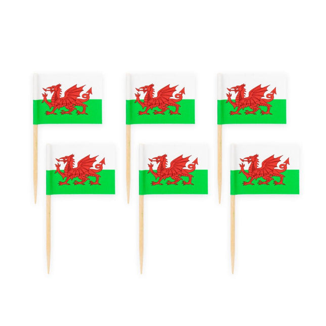 Wales Cocktailprikkers 50st van WeFiesta koop je bij Partywinkel