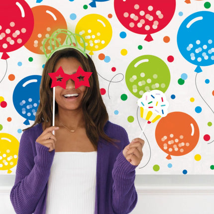 Wanddecoratie Ballonnen 1,52cm van Unique koop je bij Partywinkel