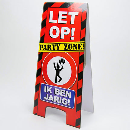 Warning Sign Ik Ben Jarig 62,5cm van Paper Dreams koop je bij Partywinkel