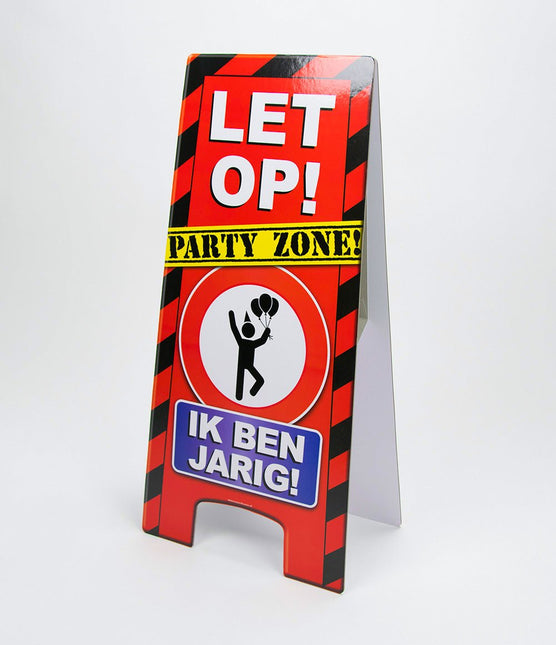 Warning Sign Ik Ben Jarig 62,5cm van Paper Dreams koop je bij Partywinkel
