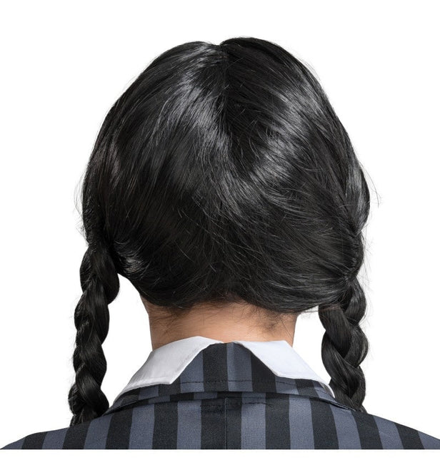 Wednesday Pruik van CHAKS koop je bij Partywinkel