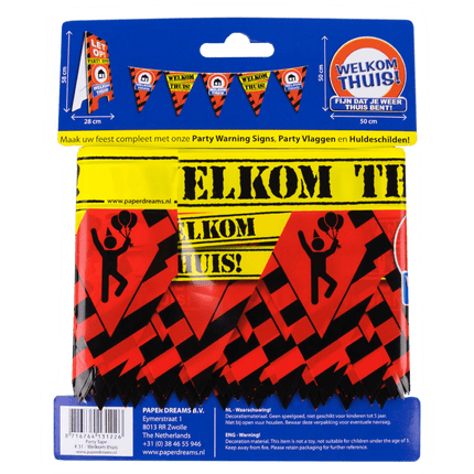 Welkom Thuis Afzetlint 12m van Paper Dreams koop je bij Partywinkel