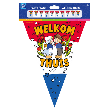 Welkom Thuis Slinger 10m van Paper Dreams koop je bij Partywinkel