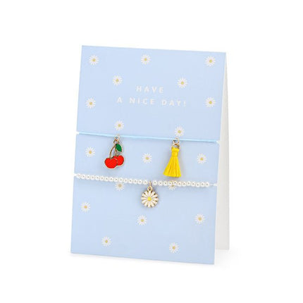 Wenskaart Armbanden 14,8cm van Partydeco koop je bij Partywinkel