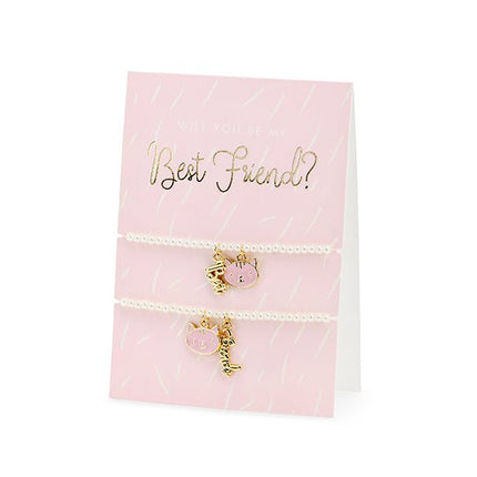 Wenskaart Best Friend Armbanden 14,8cm van Partydeco koop je bij Partywinkel
