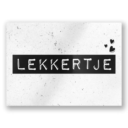 Wenskaart Lekkertje 15cm van Paper Dreams koop je bij Partywinkel